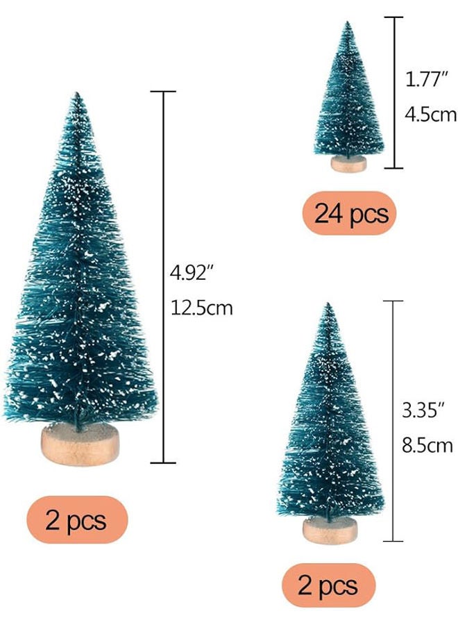 كوكا مجموعة اشجار كريسماس صغيرة 28 قطعة للكريسماس - Image 2