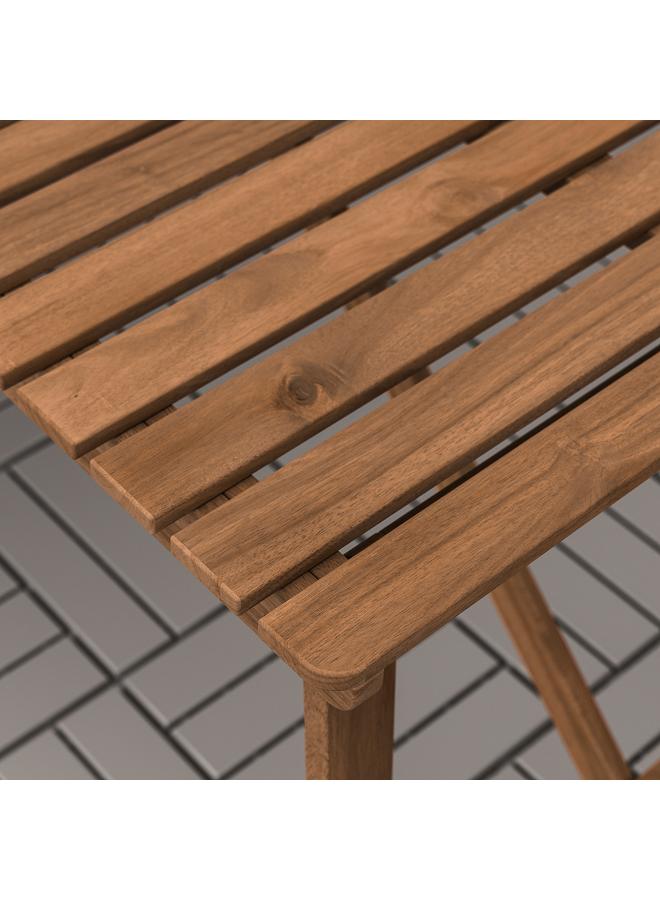 erorex Table, outdoor, dark brown, 143x75 cm - Image 2