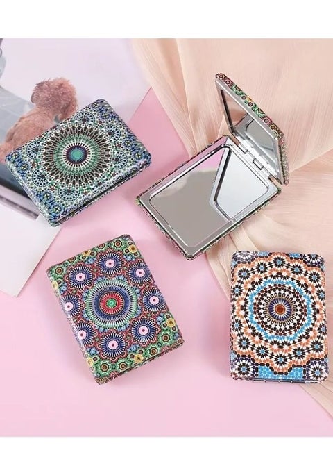 Folding mirror (multi-color - multi-shape), one piece