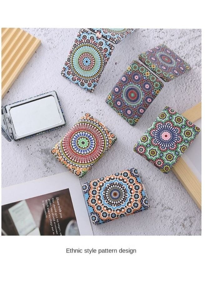 Folding mirror (multi-color - multi-shape), one piece