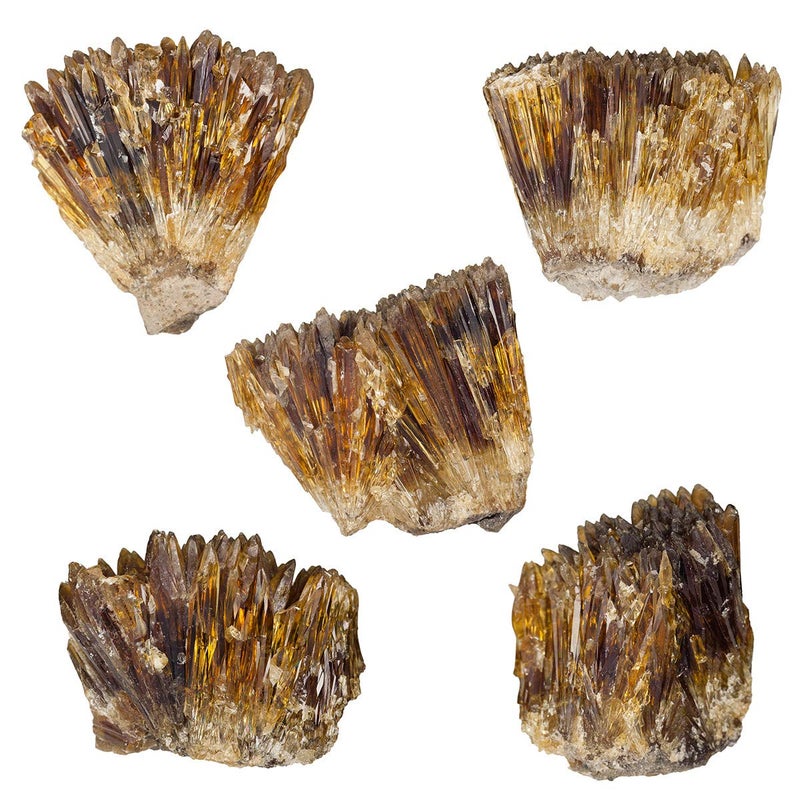 mookaitedecor Natural Raw Amber Calcite Crystal Cluster Geode Stone Mineral Specimen Gemstone for Reiki Healing Home Decoration(0.22-0.33 lb) - Image 4