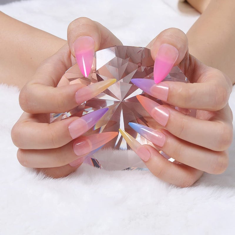 LONGWIN 100mm(3.9") Crystal Diamond Paperweight Nail Dispaly Prop Wedding Favor Centerpieces Home Decor(Clear) - Image 4