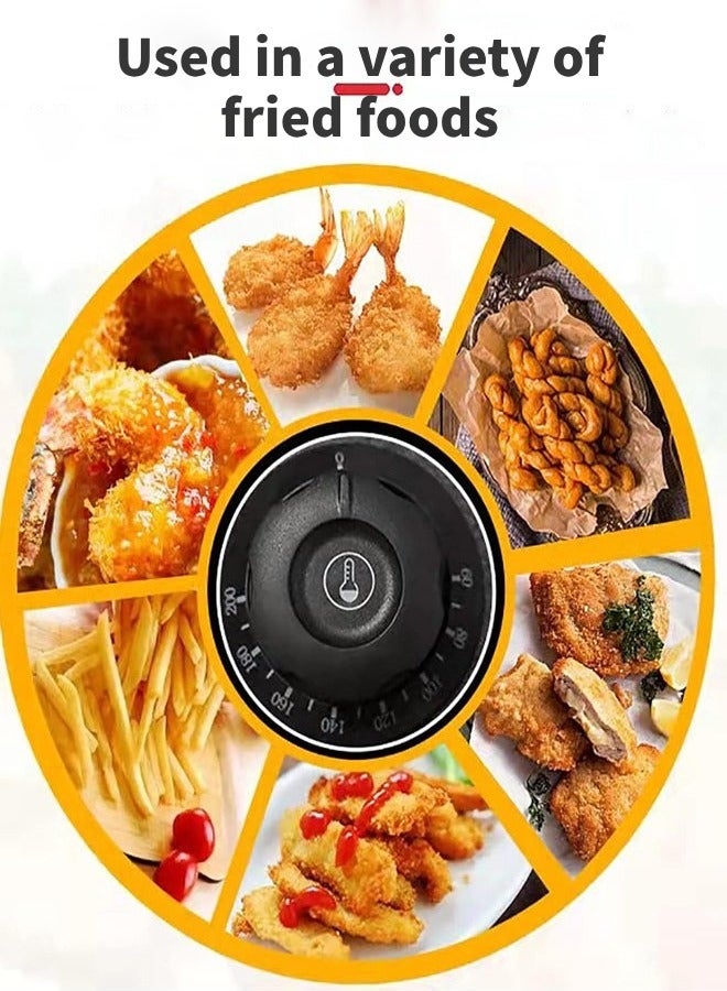 TELANPU Electric Deep Fryer, Commercial Grade 6L (6.3QT) Stainless Steel Deep Fryer with Adjustable Thermostat, Removable Basket and Tank, Professional Countertop Fryer for Home & Commercial Use - Fries, Chicken, Onion Rings  - Image 2