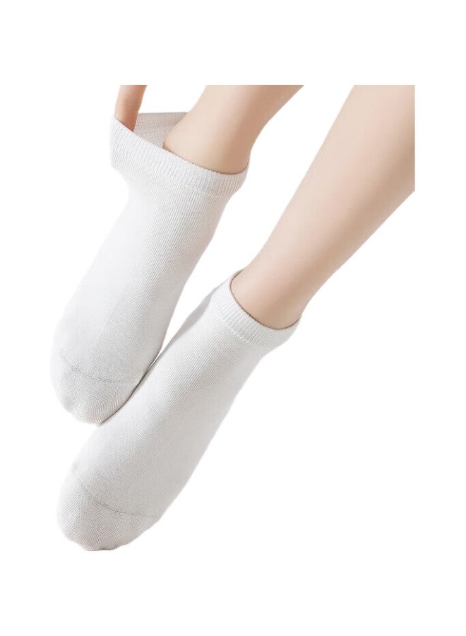 JOAE [7A Antibacterial Xinjiang Cotton] 100% Pure Cotton 6 Pairs Women'S Socks, Breathable, Odor-Resistant, Spring And Summer, Anti-Pilling Short Socks - Image 1
