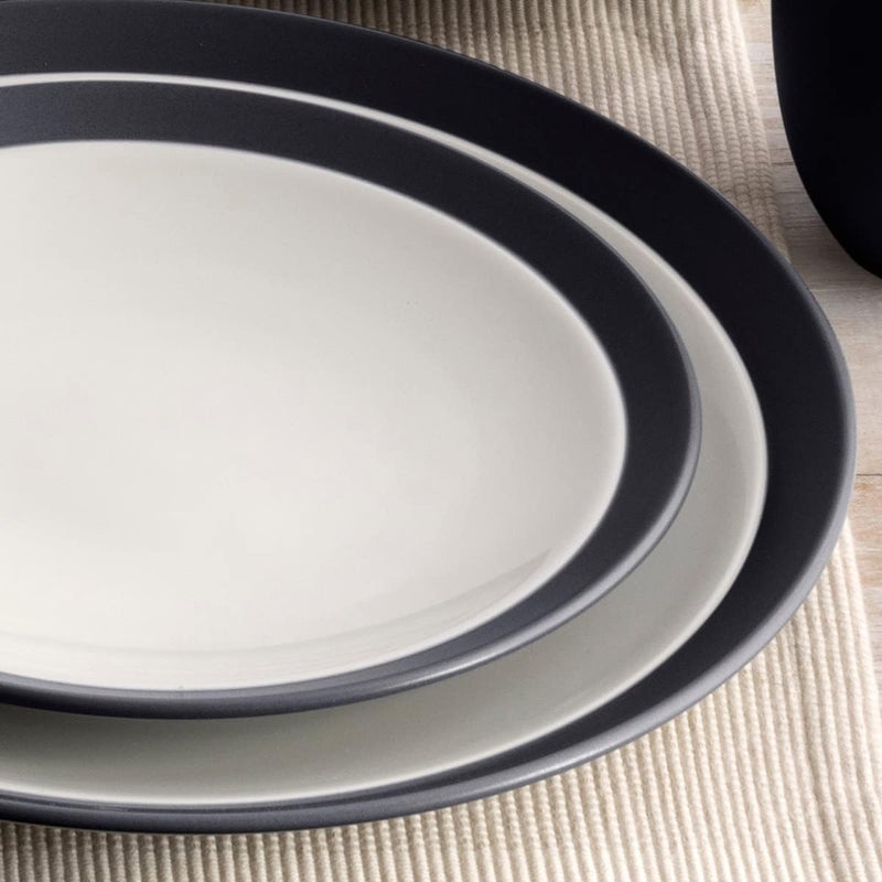 Noritake Colorware Graphite 4Piece Curve Place Setting Service for 1 - Image 5