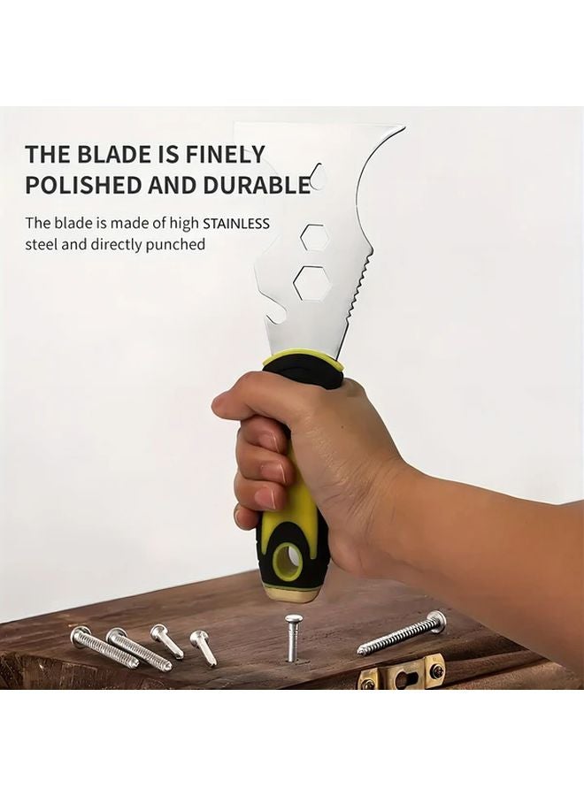 3 Inch 15 In 1 Paint Scraper Set Hammer Head Soft Grip Tool For Wood Wallpaper Grout - Image 2