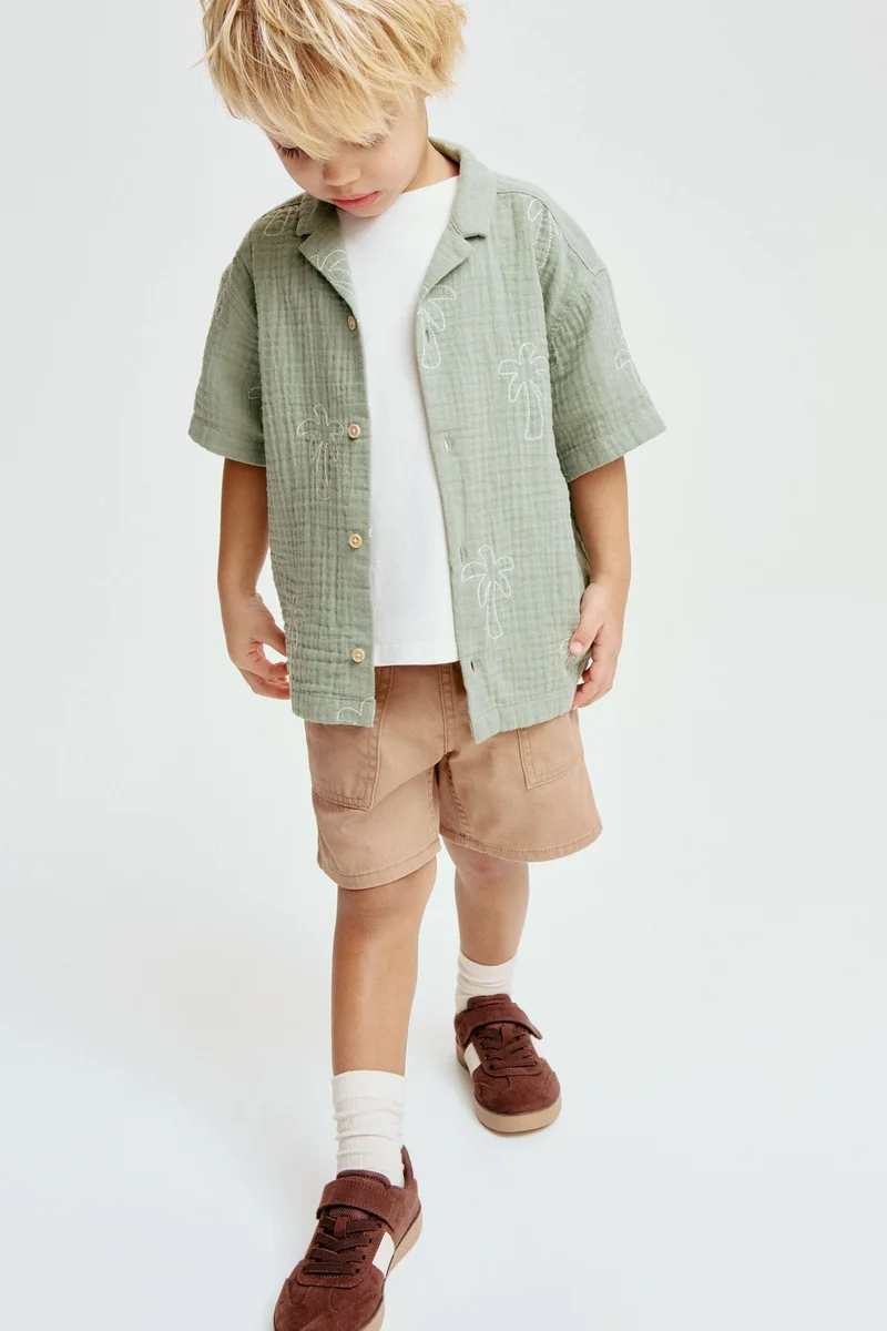 H&M 2-pack canvas shorts