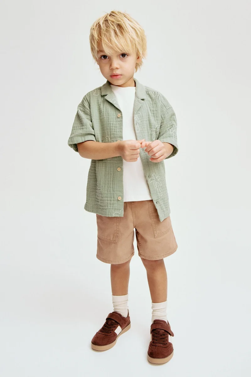 H&M 2-pack canvas shorts