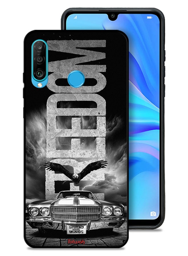 Tolwak Huawei nova 4e Protective Case Cover Freedom Art - Image 1