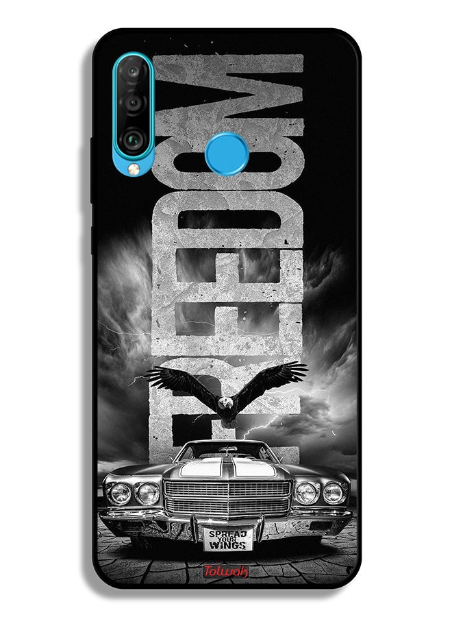 Tolwak Huawei nova 4e Protective Case Cover Freedom Art - Image 2