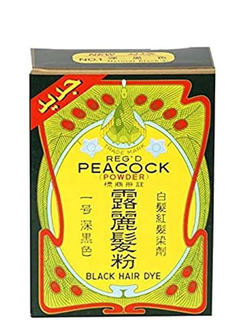 Peacock Hair Dye Black 30ml 