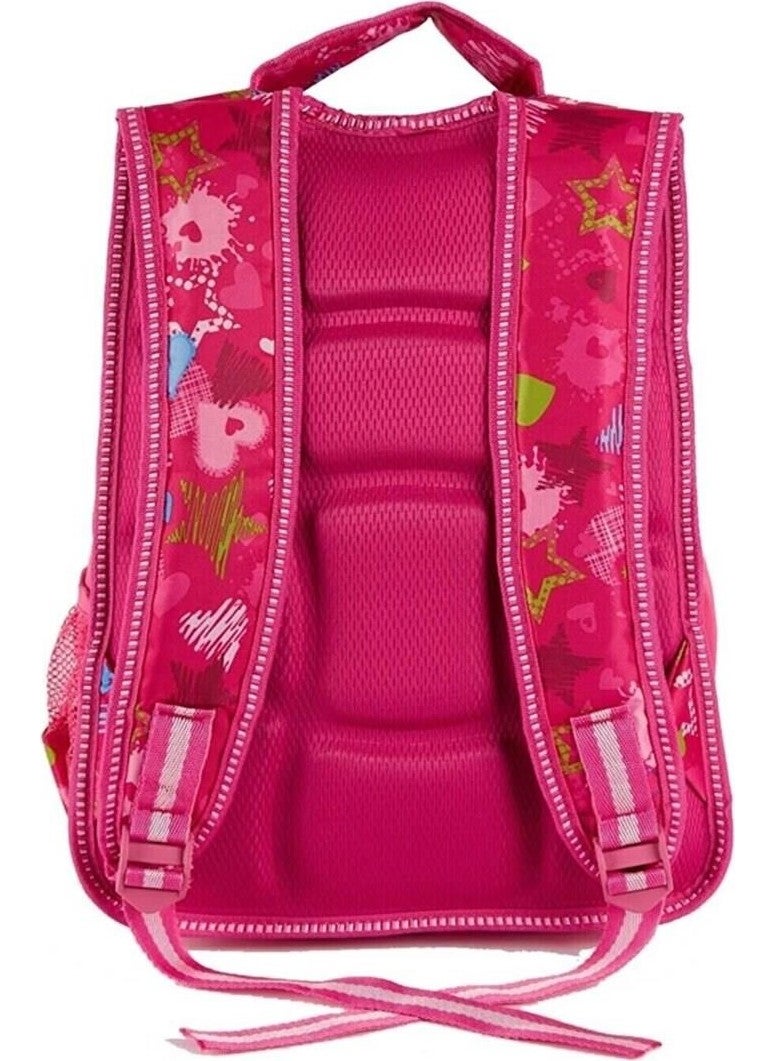 Purple Fabric Color Patterned Barbie Bag Nutrition Juicer School Bag Barbi Bag