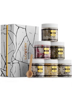 Epsom Bath Salts Gift Set Relaxing Spa Salt With Essential Oils Bubble Bath Soakslavender Eucalyptus Spearmint Lemon Basil Coconut Tea Tree Honey Almond Epsom Salt Self Care Gifts For Women
