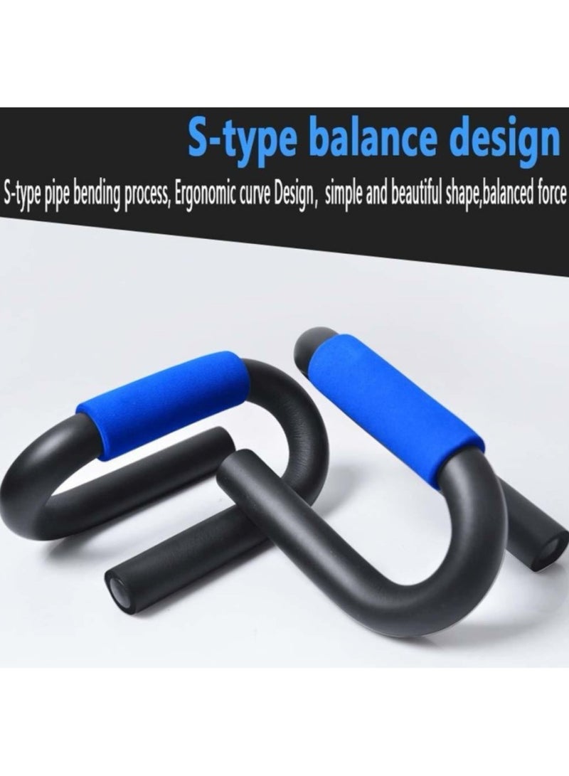 Generic Fitness Push-Up Bars – Set of 2 S-Type Stand with Foam Grip, Durable & Portable Push-Up Brackets for Home & Gym Workouts  - Image 4
