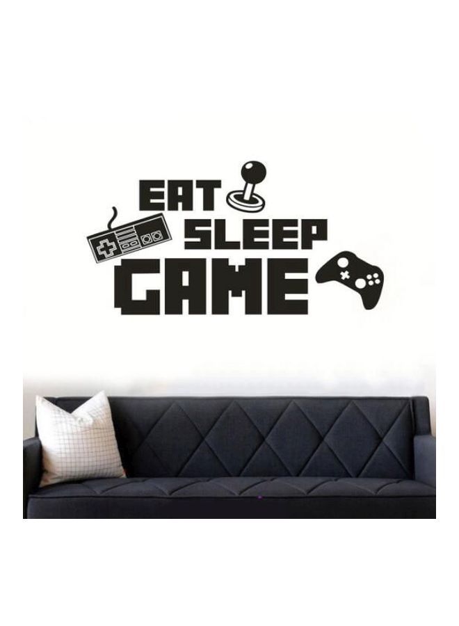 NIBEMINENT Decorative Quote Wall Sticker White/Black 60x45cm 