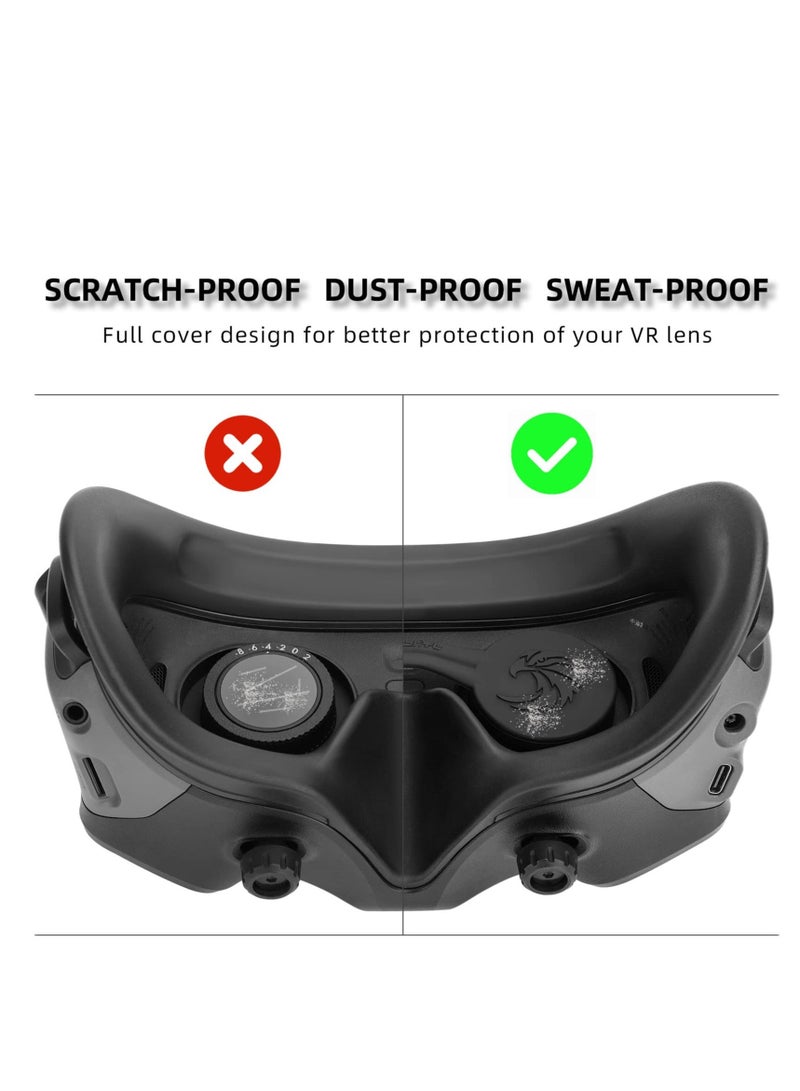 Captaintech Protective Cover for DJI Avata Goggles 2 Lens Protector Accessories, Eye Mask Silicone Case Protector for DJI Goggles V2 FPV Drone Accessories Flight Glasses - Image 3