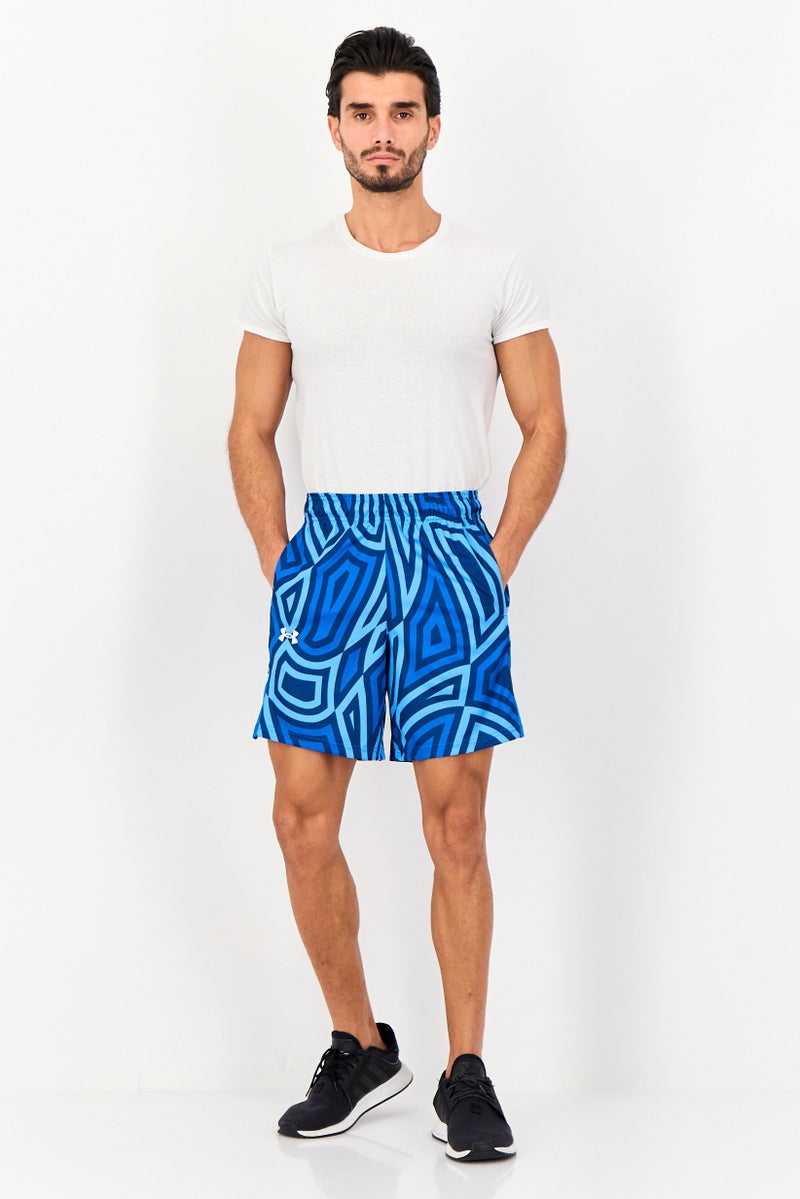 UNDER ARMOUR شورتات تدريب رياضية للرجال مع حبل سحب، متعددة الألوان - Image 2