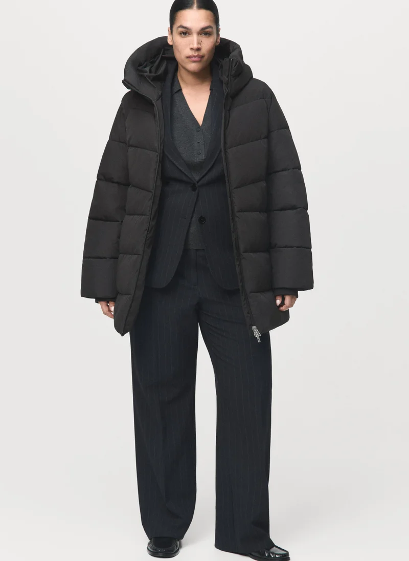 MANGO  Hood puffer coat for Women | Best Price UAE