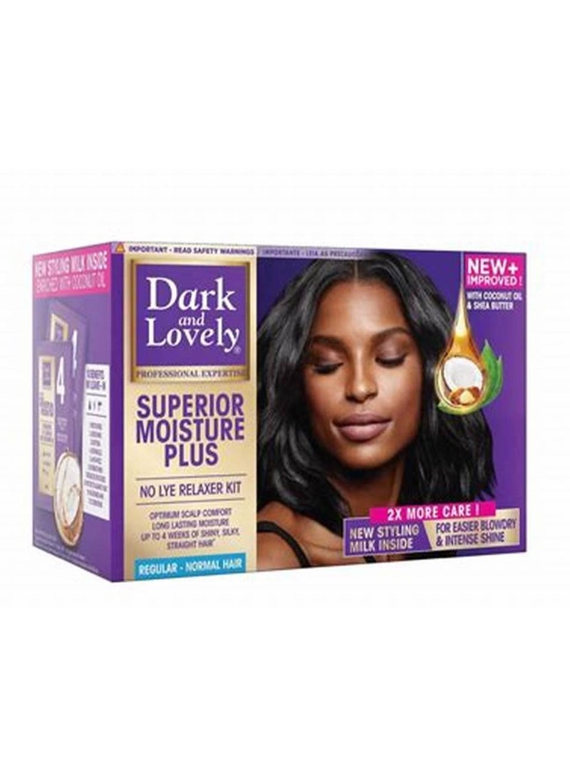 Dark & Lovely Superior Moisture Plus No Lye Relaxer Kit - Image 1