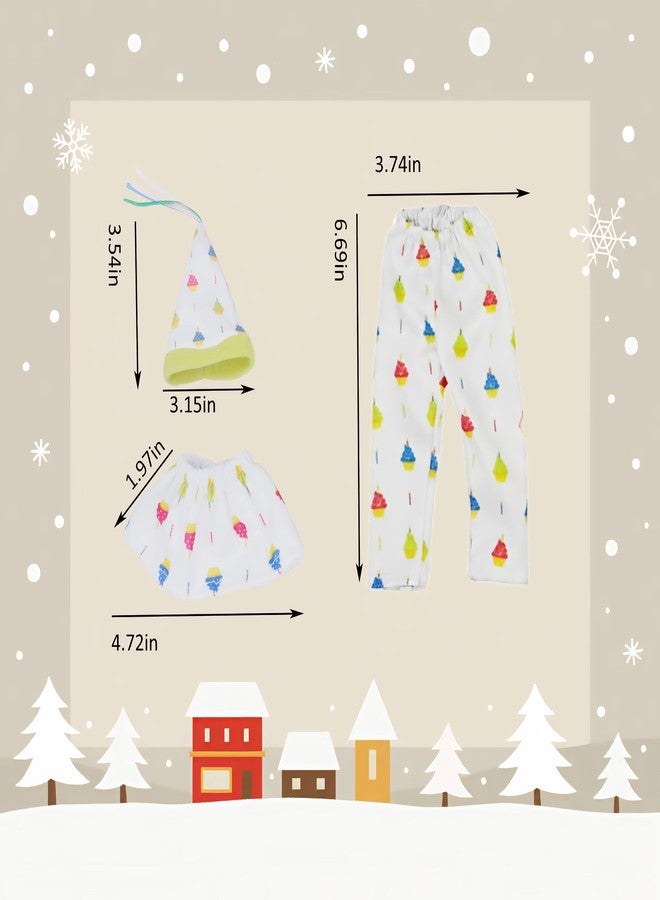 i-Beeboo Christmas Elf Birthday Accessories Kit Tradition Holiday Clothes Set Include Outfits Cake for Christmas Decoration （Birthday - Image 3