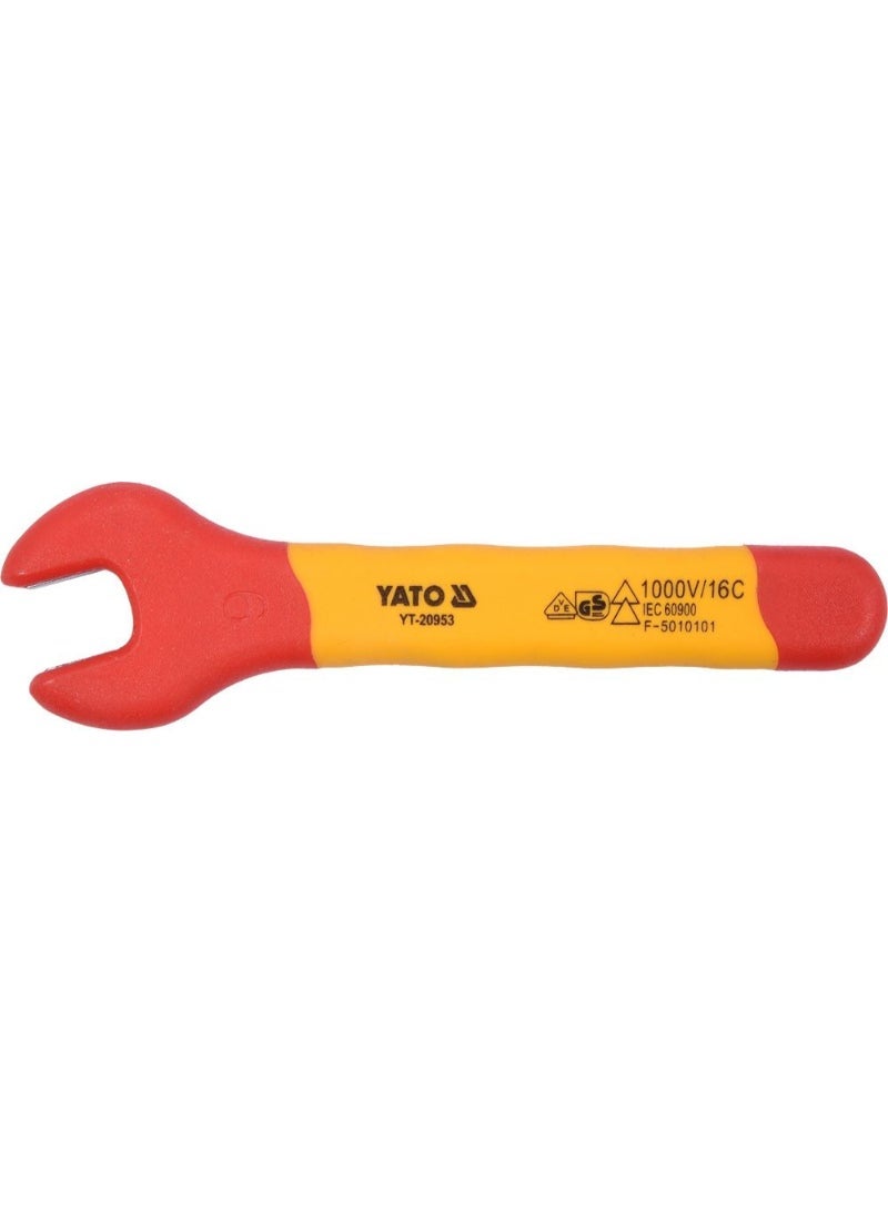 YATO Insulated Open End Wrench 9mm VDE-1000V YT-20953