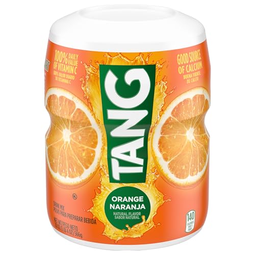 Tang Orange Sweetened Powdered Drink Mix 1 Count 20 oz Canister - Image 1