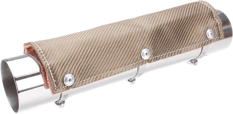 Design Engineering Titanium Pipe Shield 6" x 3' Exhaust Heat Shield - Image 1