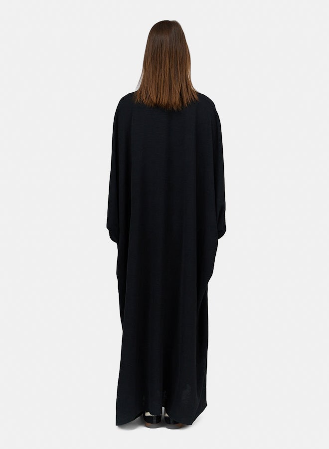 Clue عباءة سوداء مقاس واحد - Image 3