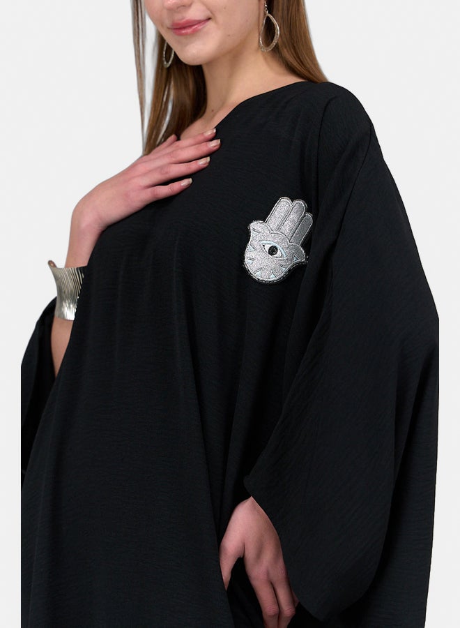 Clue عباءة سوداء مقاس واحد - Image 4