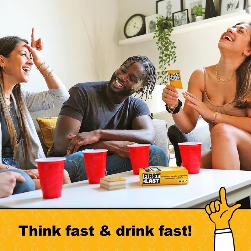 Tickles لعبة بطاقات الشرب الممتعة للبالغين - الأولى والأخيرة | لعبة تحدي تنافسية للأصدقاء، ليالي الألعاب وحفلات الكلية (الأعمار: 21+ سنوات، عدد اللاعبين: 3-20+)  - Image 4
