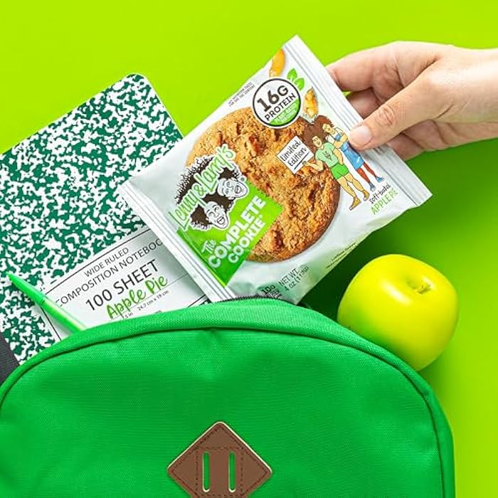 Lenny & Larry's The Complete Cookie, Apple Pie, 16g Plant Protein, Vegan, Non-GMO, 4 Ounce Cookie (Pack of 12) - Image 5
