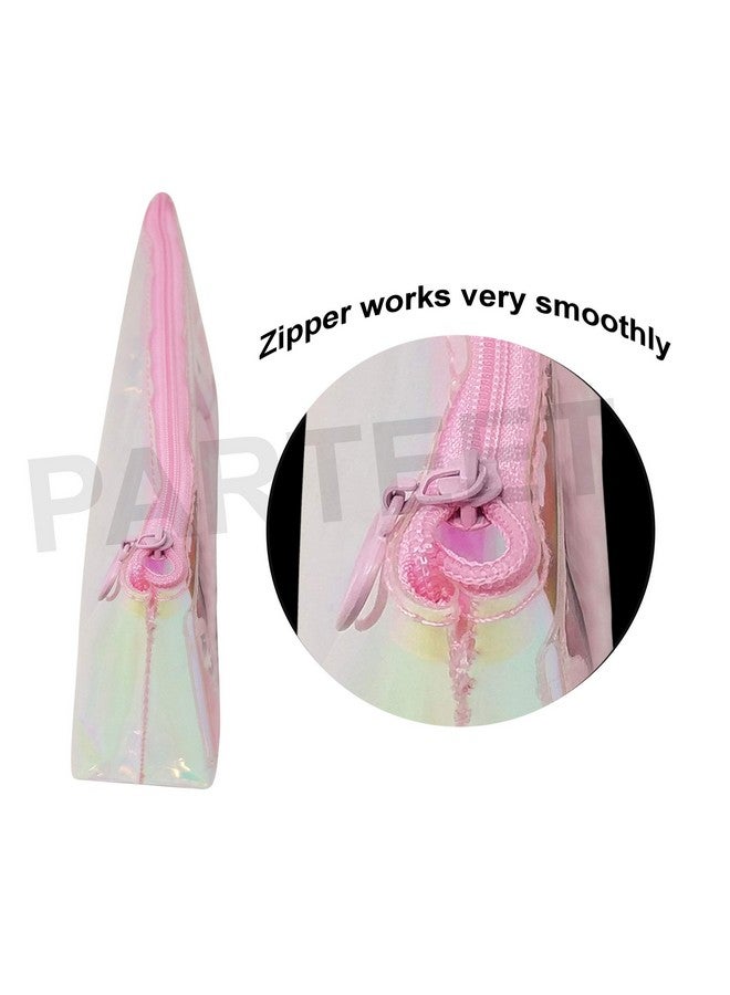 PARTEET Cute Water Glitter Pencil Pouch for Stationery and Makeup Accessories(1Pc)(Assorted Color) - Image 5