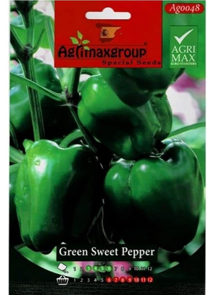 أجريماكس بذور الفلفل الأخضر الحلو عالية الجودة من Agrimaxgroup®