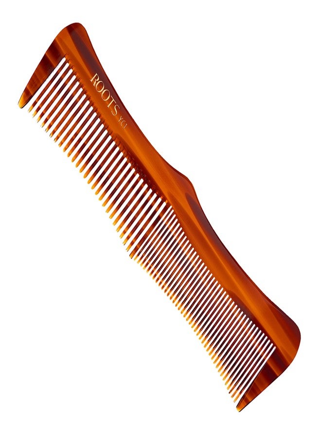 ROOTS Yoga Hair Comb | Dual Teeth For Styling & Detangling | Rounded Teeth prevent Hair & Scalp damage | For Women with Straight, Long & Wavy Hair | Wet & Dry use | Length - 7.4 Inch | Model No - YC1 - Image 2