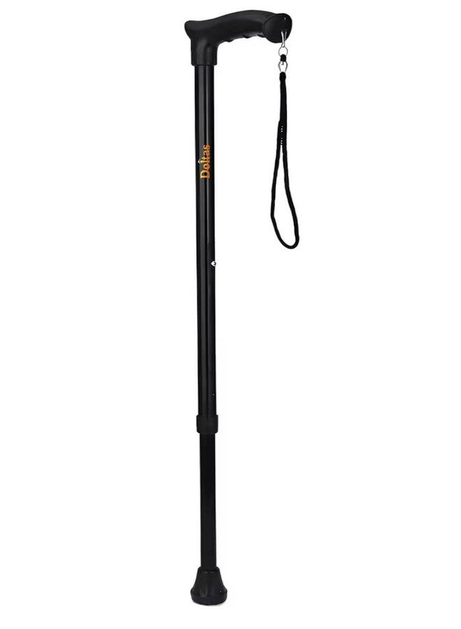 DOLTAS Walking Stick with Adjustable Height | Lightweight Cane for Senior Citizens | Ergonomic Grip Walking | Stable Base Leg Support Stick for Elderly, Patients & Disabled - Image 1
