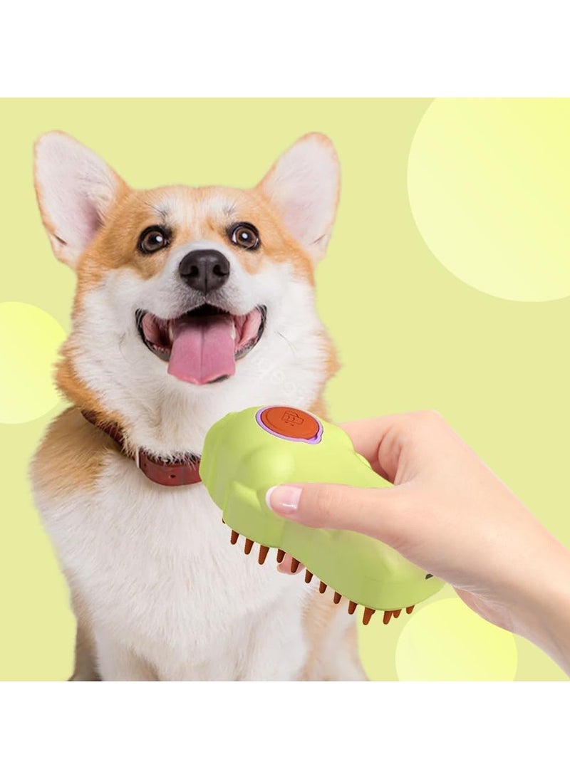 BIGTHREE Cat Steam Brush, 3 In 1 Electric Spray Cat Hair Brushes for Massage, Pet Grooming Comb Cat Steamer Brush for Massage, Steam Pet Brush for Removing Tangled and Loose Hair - Image 2