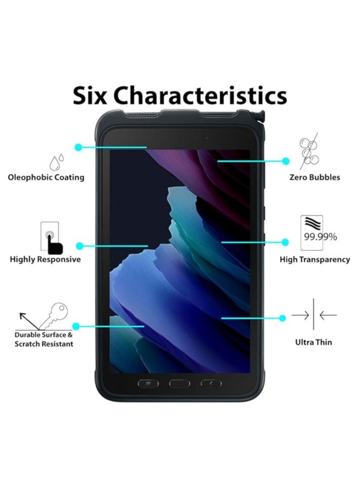 erorex Screen Protector compatible with Samsung Galaxy Tab Active3, 9H Hardness Tempered Glass Film [HD Full Coverage][Easy Installation] Samsung Galaxy Tab Active 3 8.0" T570 - T575  - Image 4