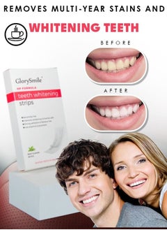 GlorySmile 28 Pcs Teeth Whitening Strips for Teeth Whitening Fast Remove Years of Stains Professional Whitening Strips for Teeth Sensitive No Slip Teeth Whitening Strips  - Image 3