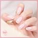 GAOY Jelly Gel Nail Polish Set of 6 Colors Pink White Nude Sheer Gel Polish Kit for Salon Manicure and Nail Art DIY at Home - Image 3