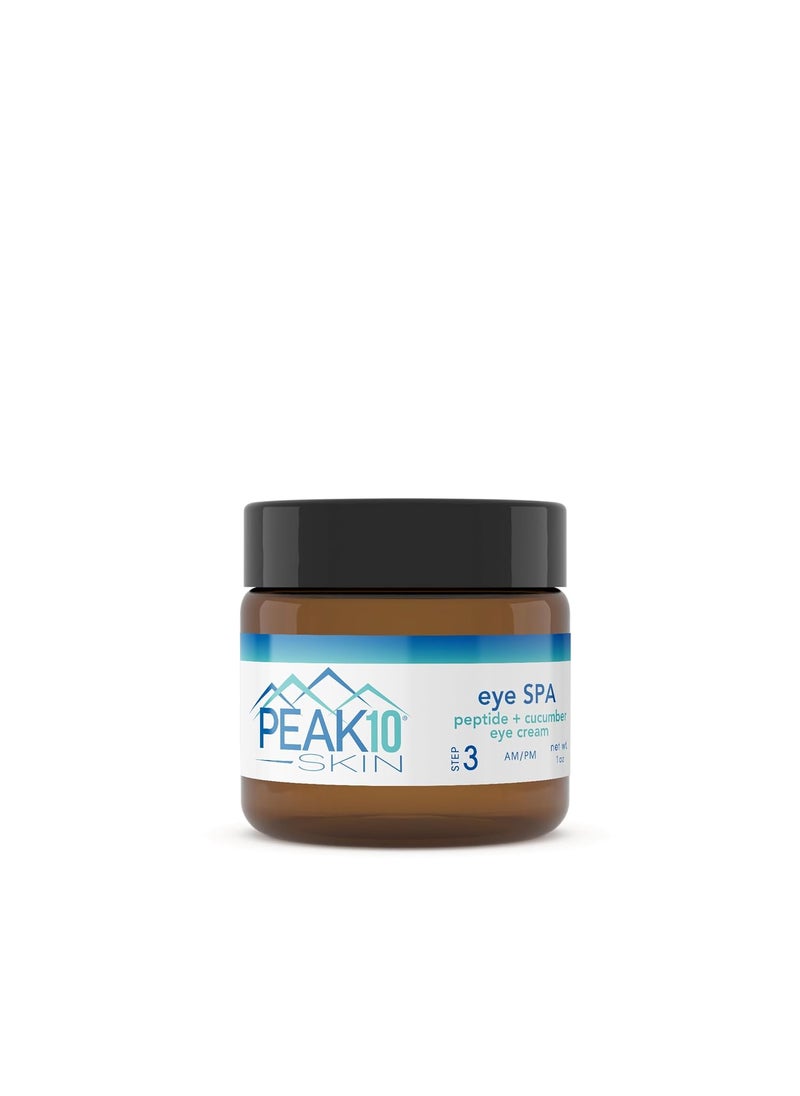 PEAK 10 SKIN EYE SPA peptide  cucumber eye cream 1oz 