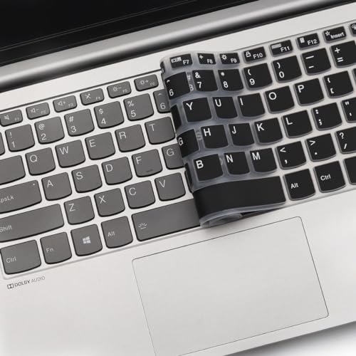 OJOS Keyboard Cover Skin for Lenovo Flex 5 5i 14" 2-in-1 Laptop, Idepad S540 14 inch, Lenovo Yoga 5i 7i 9i 14, IdeaPad Slim 5i 7i 9i Pro 14", ThinkBook 14 G2 G3 G4, ThinkBook 14s 14p Yoga 14", Black - Image 4