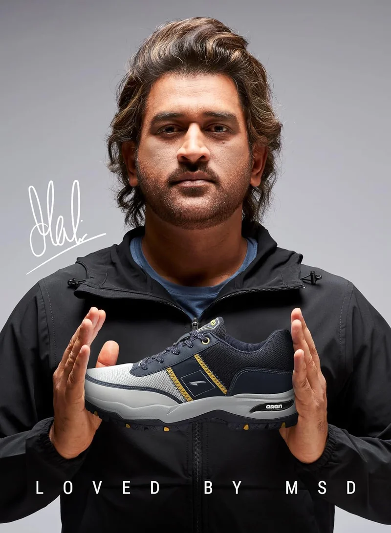 أسيان أحذية رياضية كحلي وخردلي للرجال والأولاد