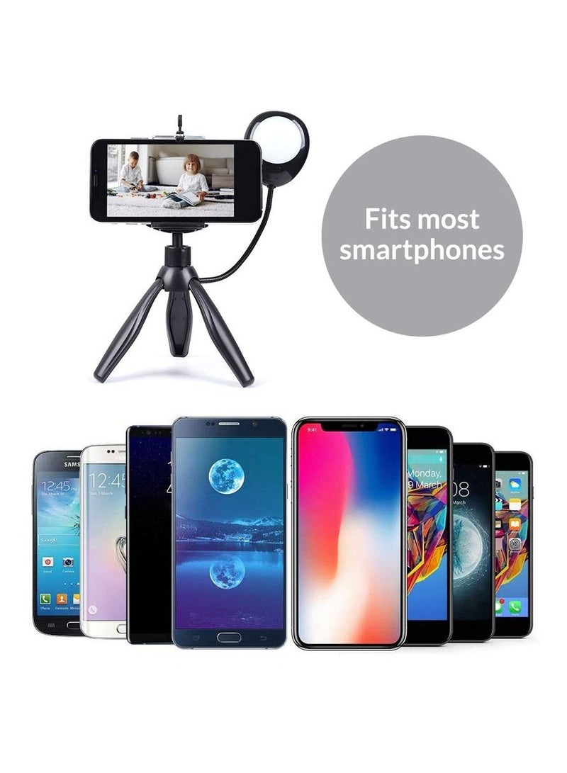 Trands Tripod Stand Mobile Holder with Selfie Ring Light Cell Mobile Stand Model TR-SS936 - Image 5