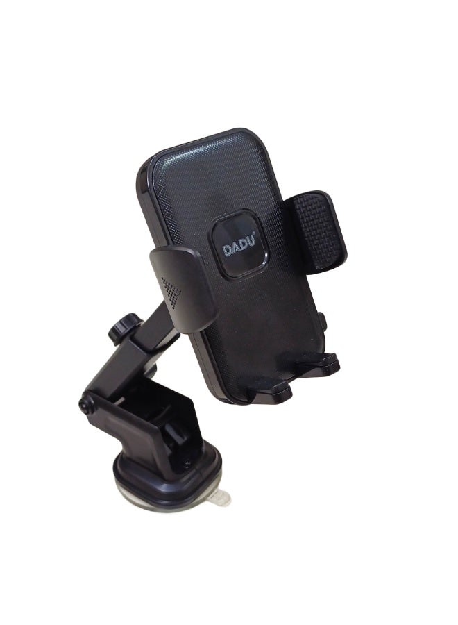 Car Phone Holder – Universal Car Mount with Suction Cup, 360° Rotation, Adjustable Arm, Secure Grip for Smartphones