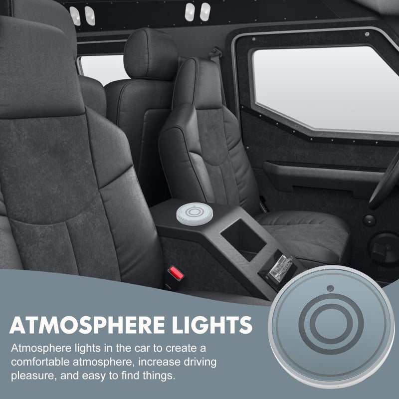 2pcs Car Interior Light Mini USB Atmosphere Lamp Illumination Light Car - Image 5