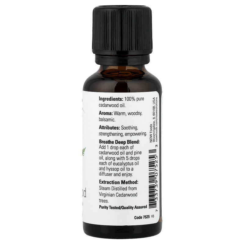 NOW Essential Oils, Cedarwood Oil, 1-Ounce - Image 2