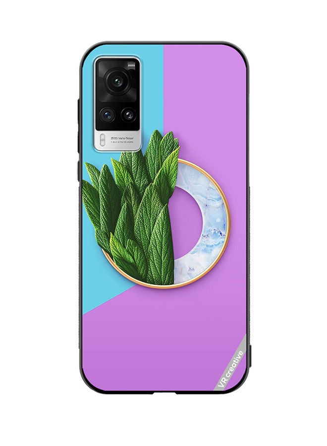 VR CREATIVE Protective Case Cover For Vivo X60 Pro Flower Design Multicolour - Image 1