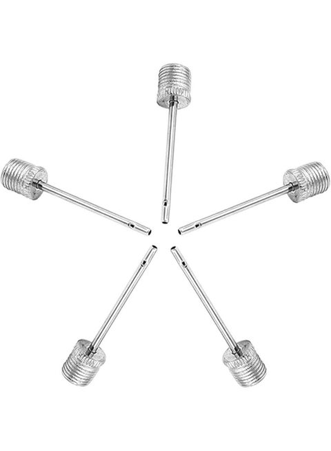 إبرة نفخ معدنية للكرات والدراجات - متعددة الاستخدام 5 قطع