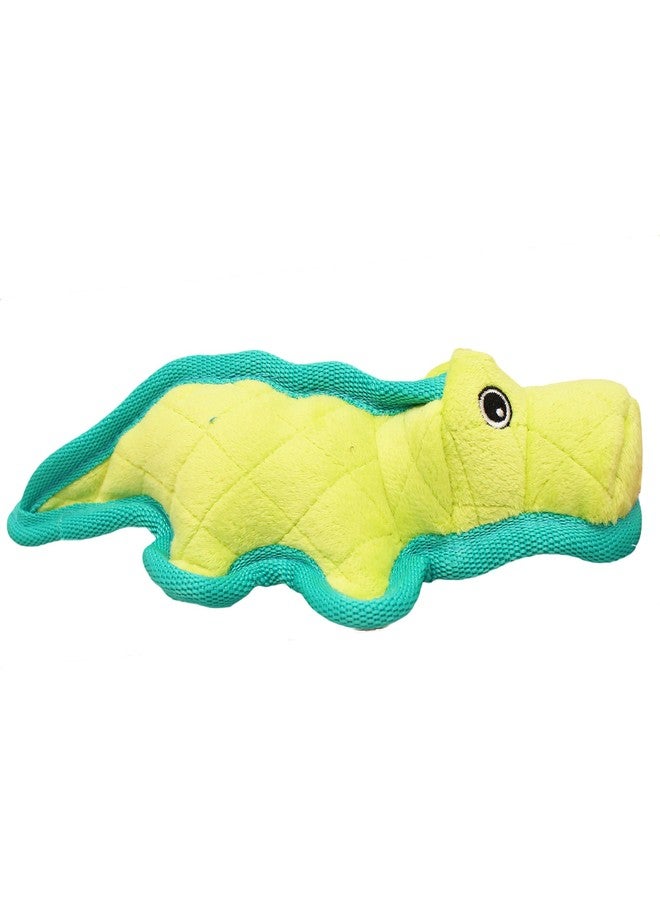 Boss Pet لعبة Boss Pet Chomper 11 بوصة Junior Gladiator Gator مع حواف من النايلون الباليستي ولعبة كلاب مخفية، متوسطة الحجم، متعددة الألوان - Image 3