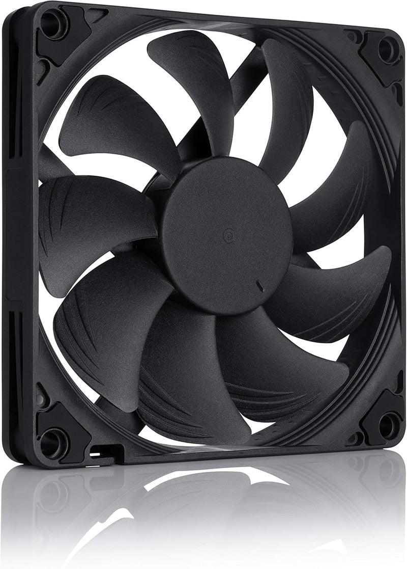 Noctua NF-A9x14 HS-PWM chromax.black.swap Premium Slim Fan - 92x14mm, High Airflow, Low Noise, Customizable Color Pads - Image 2